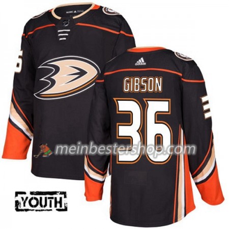 Anaheim Ducks John Gibson 36 Adidas 2017-2018 Schwarz Trikot Authentic - Kinder Anaheim Ducks John Gibson 36 Adidas 2017-2018 Schwarz Trikot Authentic - Kinder